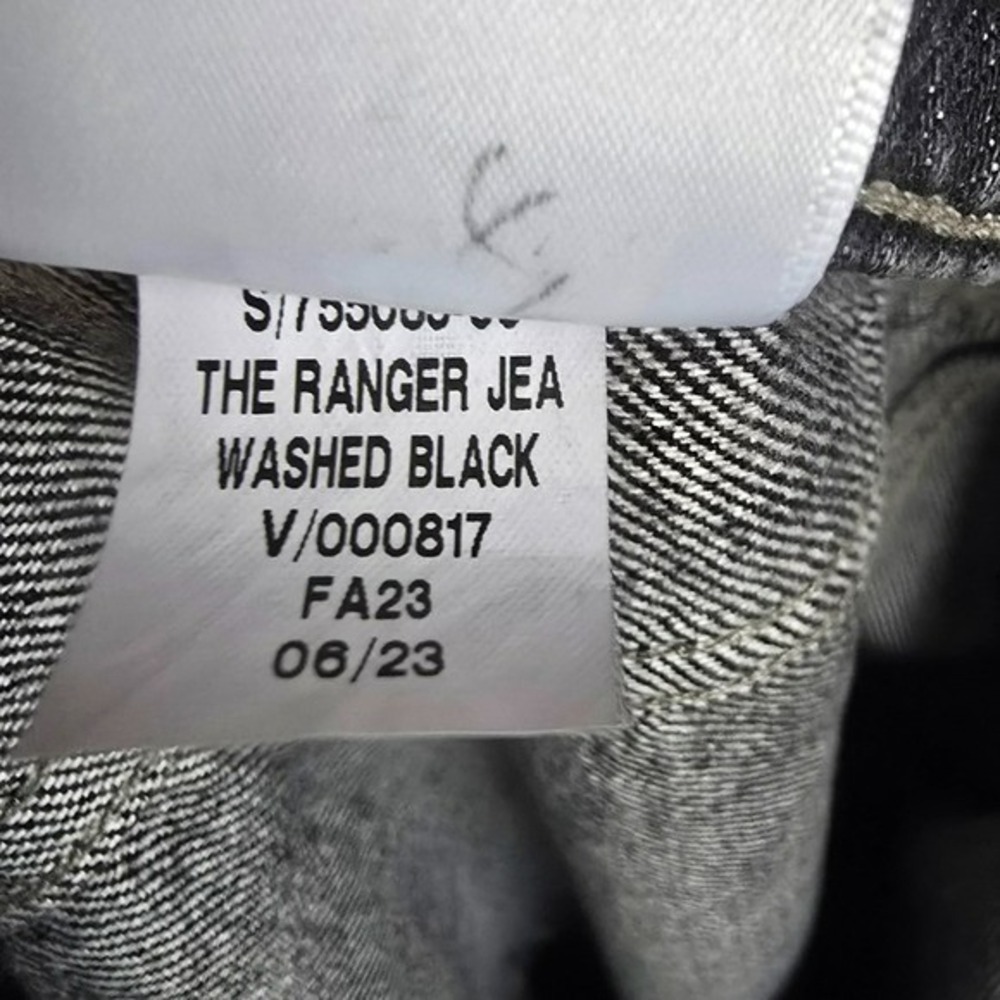 Banana Republic NEW Ranger Washed Black Straight Leg Jeans Womens SZ 33 Western - Picture 13 of 14